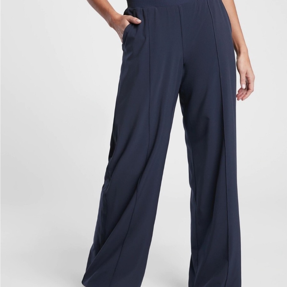 Athleta Woman’s Nolita Wide Leg Navy pant